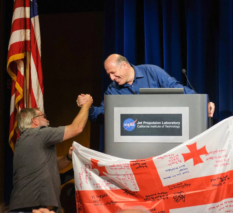 Ramaz Bluashvili at NASA Jet Propulsion Laboratory